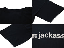 画像をギャラリービューアに読み込む, VINTAGE ヴィンテージ Jackass ジャッカス プロモーション半袖Tシャツ 2005 コットン ブラック ホワイト サイズL 良品 中古 4c075801 