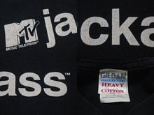 画像をギャラリービューアに読み込む, VINTAGE ヴィンテージ Jackass ジャッカス プロモーション半袖Tシャツ 2005 コットン ブラック ホワイト サイズL 良品 中古 4c075801 
