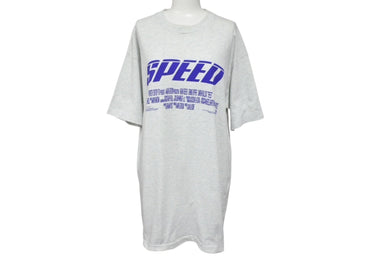 極美品 VINTAGE ヴィンテージ 90's SPEED スピード ムービーTシャツ サイズL 1994年製 キアヌリーブス グレー 映画 中古 4c075804