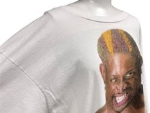Load image into Gallery viewer, VINTAGE ヴィンテージ DUNLOP ダンロップ DENIS RODMAN デニスロッドマン プロモーションTシャツ ホワイト サイズL 美品 中古 4c075808