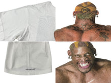 Load image into Gallery viewer, VINTAGE ヴィンテージ DUNLOP ダンロップ DENIS RODMAN デニスロッドマン プロモーションTシャツ ホワイト サイズL 美品 中古 4c075808