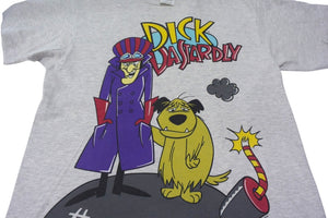 VINTAGE ヴィンテージ Dick Dastardly ディックダスタードリー 半袖Tシャツ 1993年製 グレー コットン サイズL 美品 中古 4c075809 