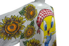 画像をギャラリービューアに読み込む, VINTAGE ヴィンテージ TWEETY トゥイーティー 半袖Tシャツ LOONEY TUNES ルーニーテューンズ ホワイト 美品 中古 4c075810 