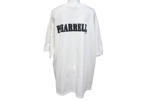 VINTAGE ヴィンテージ 00s PHARRELL WILLIAMS ファレル ウィリアムス フォトTシャツ コットン ホワイト サイズXL 美品 中古 4c075811
