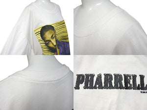 VINTAGE ヴィンテージ 00s PHARRELL WILLIAMS ファレル ウィリアムス フォトTシャツ コットン ホワイト サイズXL 美品 中古 4c075811