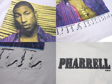 Load image into Gallery viewer, VINTAGE ヴィンテージ 00s PHARRELL WILLIAMS ファレル ウィリアムス フォトTシャツ コットン ホワイト サイズXL 美品 中古 4c075811