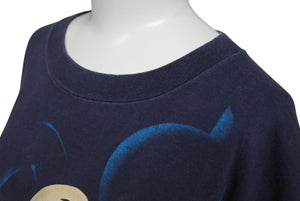 VINTAGE ヴィンテージ ミッキー ミッキー オフィシャル 半袖Tシャツ コットン ネイビー ベージュ ONE SIZE 良品 中古 4c075813 