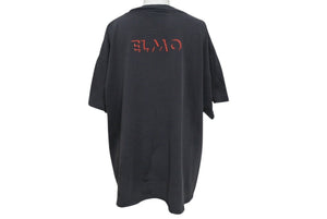 VINTAGE ヴィンテージ 90's ELMO エルモ プロモーション半袖Tシャツ サイズL セサミストリート ブラック 古着 美品 中古 4c075815 