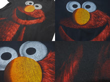 画像をギャラリービューアに読み込む, VINTAGE ヴィンテージ 90&#39;s ELMO エルモ プロモーション半袖Tシャツ サイズL セサミストリート ブラック 古着 美品 中古 4c075815 