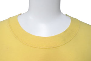VINTAGE ヴィンテージ シェル パロディ ヘル半袖Tシャツ コットン イエロー レッド サイズL 良品 中古 4c075822 