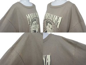 VINTAGE ヴィンテージ MARIJUANA マリファナ 半袖Tシャツ IT'S A SPECIAL KIND OF STUPID サンドベージュ サイズXL 古着 良品 中古 4c075824