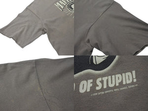 VINTAGE ヴィンテージ MARIJUANA マリファナ 半袖Tシャツ IT'S A SPECIAL KIND OF STUPID サンドベージュ サイズXL 古着 良品 中古 4c075824