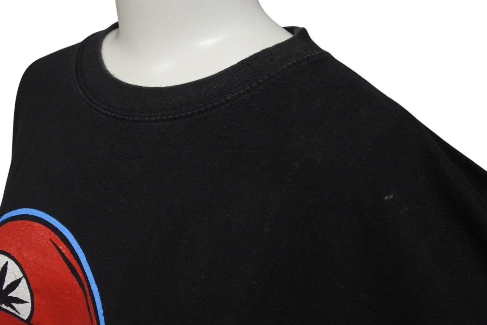 VINTAGE ヴィンテージ マリオ パロディ Wiid 半袖Tシャツ サイズXL WEED ウィード マリファナ 古着 ブラック 美品 中古 4c075827 VINTAGE ヴィンテージ マリオ パロディ Wiid 半袖Tシャツ サイズ