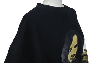 VINTAGE ヴィンテージ 90s CHARLES MANSON チャールズマンソン ミルクはありますか? 半袖Tシャツ ブラック 古着 美品 4c075829 中古
