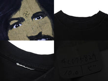 画像をギャラリービューアに読み込む, VINTAGE ヴィンテージ 90s CHARLES MANSON チャールズマンソン ミルクはありますか? 半袖Tシャツ ブラック 古着 美品 4c075829 中古