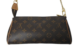 極美品 LOUIS VUITTON ルイヴィトン エヴァ ショルダーバッグ M95567 モノグラム ブラウン ゴールド金具 中古 4c075839