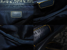 Load image into Gallery viewer, 極美品 Christian Dior クリスチャンディオール デニムトロッターサドルバッグ ネイビー ガリアーノ期 中古 4c075841