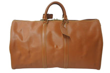 Load image into Gallery viewer, LOUIS VUITTON ルイヴィトン ボストンバッグ キーポル50 M42962 ブラウン エピレザー ゴールド金具 良品 中古 4c075843