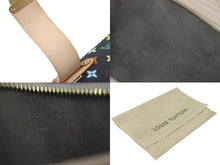 Load image into Gallery viewer, 新品同様 LOUIS VUITTON ルイヴィトン 村上隆 シャーリー M40050 モノグラムマルチ ブラック ゴールド金具 中古 4c075845