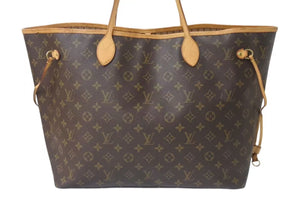 LOUIS VUITTON ルイヴィトン ハンドバッグ ネヴァーフルGM モノグラム M40990 ゴールド金具 美品 中古 4c075847