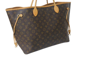 LOUIS VUITTON ルイヴィトン ハンドバッグ ネヴァーフルGM モノグラム M40990 ゴールド金具 美品 中古 4c075847