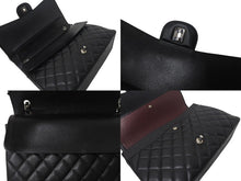 Load image into Gallery viewer, 極美品 CHANEL シャネル マトラッセ33 Wフラップ Wチェーン ショルダーバッグ 15番台 キャビアスキン ブラック シルバー金具 中古 4c075851
