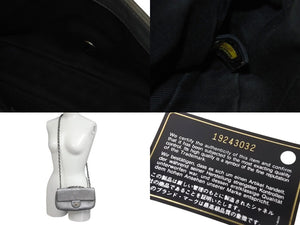 CHANEL シャネル チェーンショルダーバッグ 型押し 19番台 グレー 2014年 ココマーク シルバー金具 美品 中古 4c075852