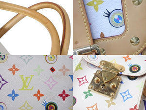 LOUIS VUITTON × 村上隆 ルイヴィトン ボストンバッグ サックジギャンティック M92057 ブロン マルチ ゴールド金具 美品 中古 4c075855