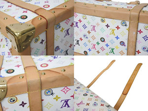 LOUIS VUITTON × 村上隆 ルイヴィトン ボストンバッグ サックジギャンティック M92057 ブロン マルチ ゴールド金具 美品 中古 4c075855