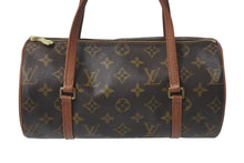 Load image into Gallery viewer, LOUIS VUITTON ルイヴィトン パピヨンPM 26 筒形 ハンドバック ブラウン モノグラム M51366 美品 中古 4c075859