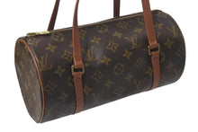 Load image into Gallery viewer, LOUIS VUITTON ルイヴィトン パピヨンPM 26 筒形 ハンドバック ブラウン モノグラム M51366 美品 中古 4c075859