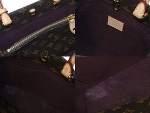 極美品 LOUIS VUITTON ルイヴィトン モンテーニュBB モノグラム ハンドバッグ M41055 CA2114 ブラウン 中古 4c075860