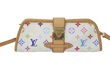Load image into Gallery viewer, 極美品 LOUIS VUITTON ルイヴィトン バッグ シャーリー 村上隆 モノグラムマルチカラー ホワイト M40049 ゴールド金具 中古 4c075863