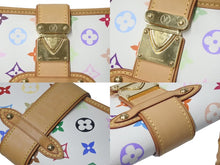 Load image into Gallery viewer, 極美品 LOUIS VUITTON ルイヴィトン バッグ シャーリー 村上隆 モノグラムマルチカラー ホワイト M40049 ゴールド金具 中古 4c075863