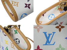 Load image into Gallery viewer, 極美品 LOUIS VUITTON ルイヴィトン バッグ シャーリー 村上隆 モノグラムマルチカラー ホワイト M40049 ゴールド金具 中古 4c075863