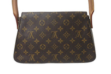 Load image into Gallery viewer, 極美品 LOUIS VUITTON ルイヴィトン モノグラム ミニルーピング ショルダーバッグ M51147 PVC レザー ブラウン 中古 4c075871