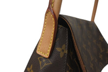 Load image into Gallery viewer, 極美品 LOUIS VUITTON ルイヴィトン モノグラム ミニルーピング ショルダーバッグ M51147 PVC レザー ブラウン 中古 4c075871