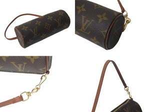 LOUIS VUITTON ルイヴィトン ハンドバック パピヨン30 GM 筒型 モノグラム M51385 ゴールド金具 ブラウン ポーチ付き 美品 中古 4c075872