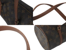 Load image into Gallery viewer, LOUIS VUITTON ルイヴィトン ハンドバック パピヨン30 GM 筒型 モノグラム M51385 ゴールド金具 ブラウン 美品 中古 4c075875