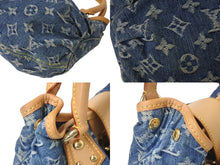Load image into Gallery viewer, 極美品 LOUIS VUITTON ルイヴィトン モノグラムデニム プリ―ティ ハンドバッグ ブルー ゴールド金具 M95020 中古 4c075878