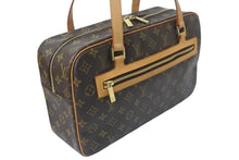 Load image into Gallery viewer, LOUISVUITTON ルイヴィトン シテGM ショルダーバッグ モノグラム M51181 PVC ヌメ革 ブラウン ゴールド金具 美品 中古 4c075879
