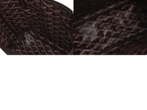 極美品 GOYARD ゴヤール アンジュミニポーチ ハンドバッグ ANJOUSMINCG33TY33P バーガンディ レザー PVC 中古 4c075881