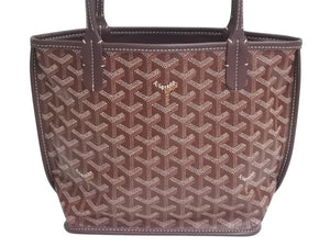極美品 GOYARD ゴヤール アンジュミニポーチ ハンドバッグ ANJOUSMINCG33TY33P バーガンディ レザー PVC 中古 4c075881
