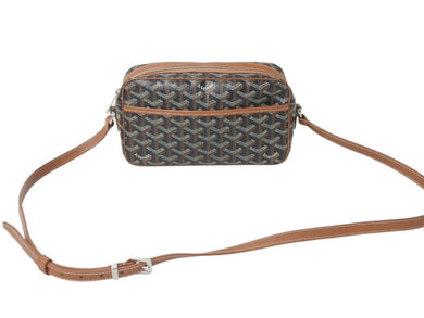 極美品 GOYARD ゴヤール カップヴェールPM ショルダーバッグ ブラウン PVC レザー シルバー金具 中古 4c075882