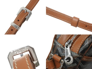 極美品 GOYARD ゴヤール カップヴェールPM ショルダーバッグ ブラウン PVC レザー シルバー金具 中古 4c075882 