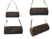 Load image into Gallery viewer, LOUIS VUITTON ルイヴィトン パピヨン30 モノグラムキャンバス ハンドバッグ 旧型 筒形 M51365 ブラウン 美品 中古 4c075892