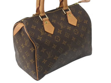 Load image into Gallery viewer, LOUIS VUITTON ルイヴィトン スピーディ25 ハンドバッグ M41109 モノグラム PVC レザー ゴールド金具 ブラウン 美品 中古 4c075893
