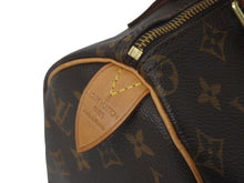 Load image into Gallery viewer, LOUIS VUITTON ルイヴィトン スピーディ25 ハンドバッグ M41109 モノグラム PVC レザー ゴールド金具 ブラウン 美品 中古 4c075893