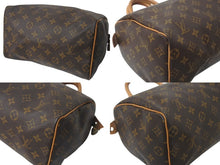 Load image into Gallery viewer, LOUIS VUITTON ルイヴィトン スピーディ25 ハンドバッグ M41109 モノグラム PVC レザー ゴールド金具 ブラウン 美品 中古 4c075893