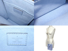 Load image into Gallery viewer, 極美品 LOUIS VUITTON ルイヴィトン プティットサックプラ 2WAYバッグ M81069 エピレザー ブルーエ シルバー金具 中古 4c075895